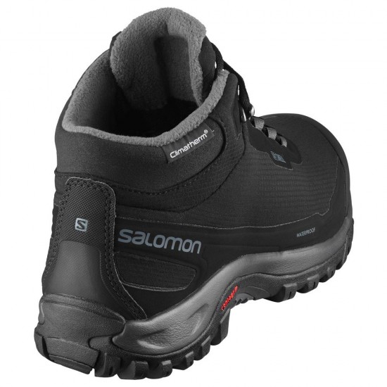 SALOMON SHELTER CS WP 411104 ΜΑΥΡΟ ΓΚΡΙ 